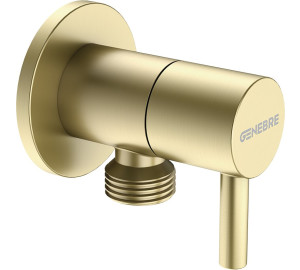 Brushed Gold 1/2" x 1/2" angle valve
